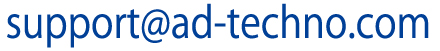 メールフォームからの送信後、自動返信メールが届かない場合 ✉suport@ad-techno.comへ下記必要事項のご情報をお送りください。