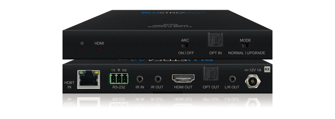 HDBaseTで各種信号を最大70m延長（映像/音声/電源/IR）